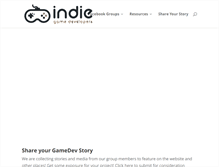 Tablet Screenshot of indiegamedevelopers.org